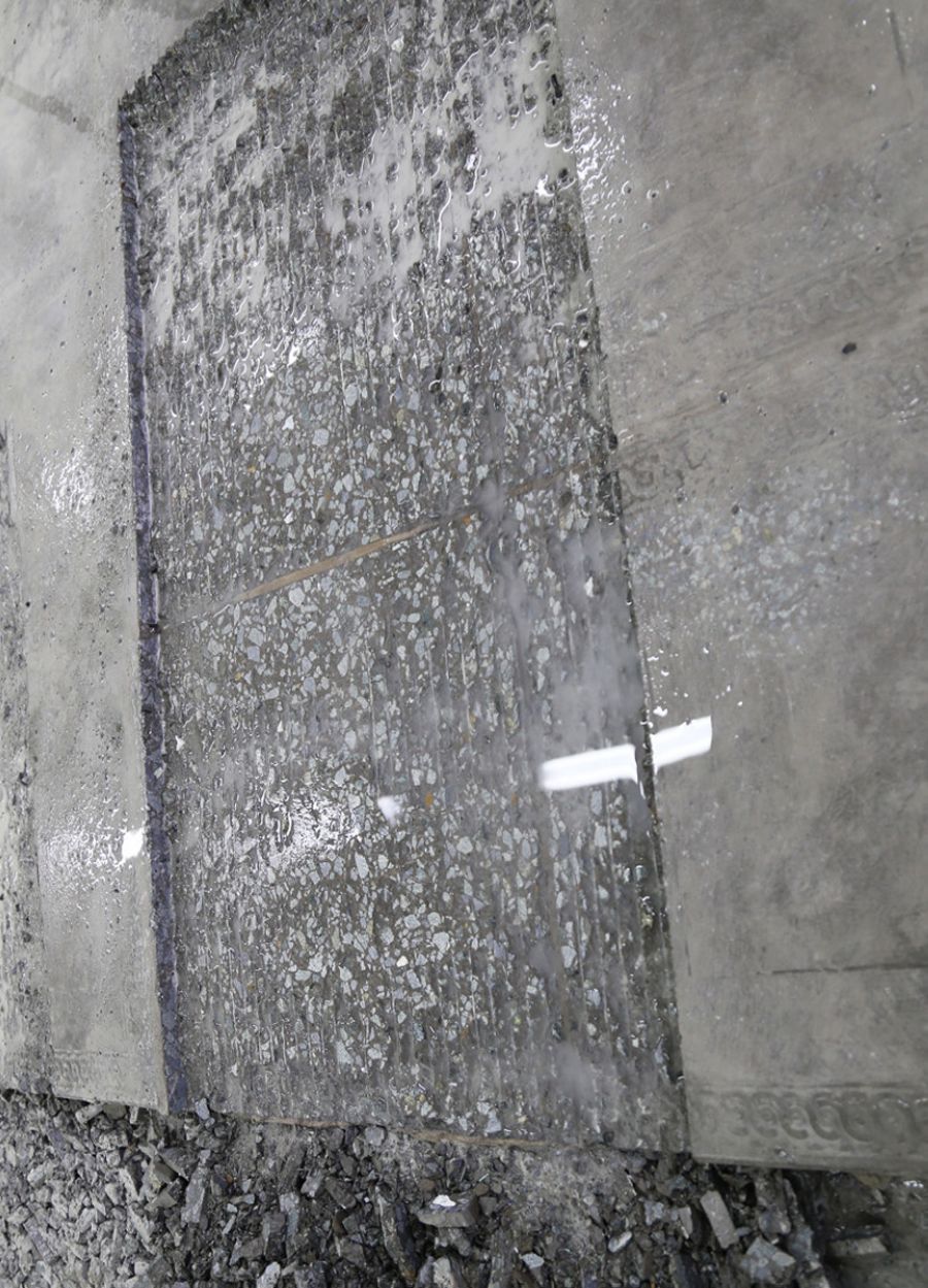 Фрезеровальная машина (Резчик многодисковый) Splitstone MCS-1224 двигатель Honda - фото