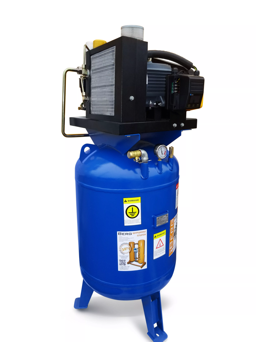 Компрессор винтовой BERG ВК-4РВ-250 10 бар - фото
