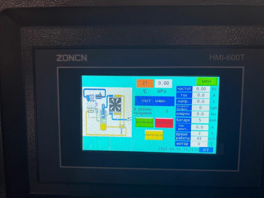 Компрессор винтовой CrossAir CAVF7.5-10GA с частотным преобразователем - фото