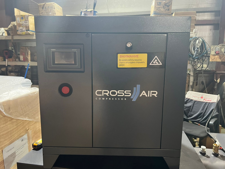 Компрессор винтовой CrossAir CAVF7.5-10GA с частотным преобразователем - фото