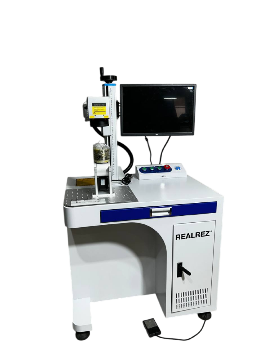 Лазерный маркировочный станок Realrez MK-50M + ПК - фото