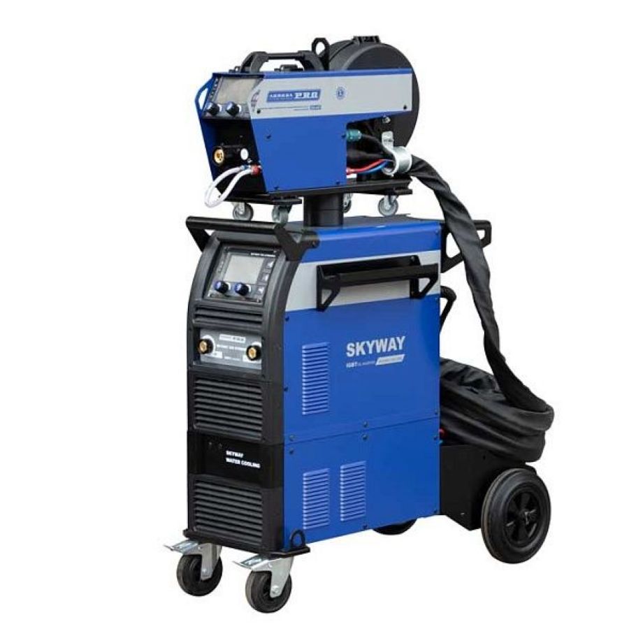 Инверторный сварочный полуавтомат Aurora PRO SKYWAY 550 SYNERGIC с водяным охлаждением - фото