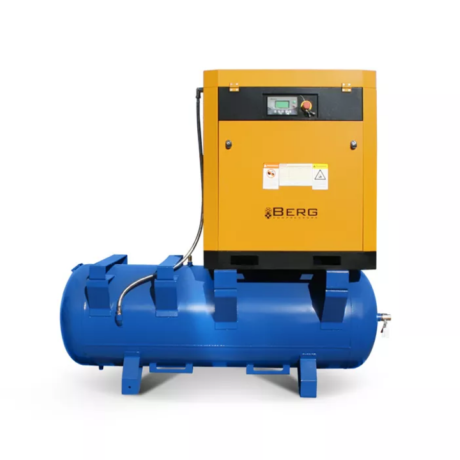 Компрессор винтовой BERG ВК-4Р-500 10 бар с частотным преобразователем - фото