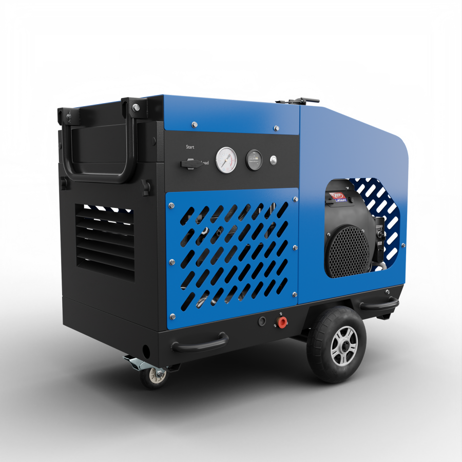 Бензиновый передвижной компрессор Borey 20-7F - фото