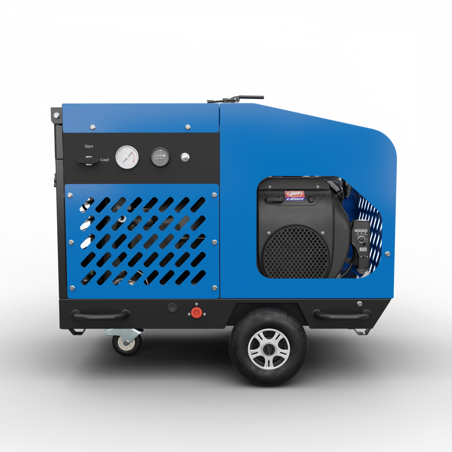 Бензиновый передвижной компрессор Borey 20-7F - фото