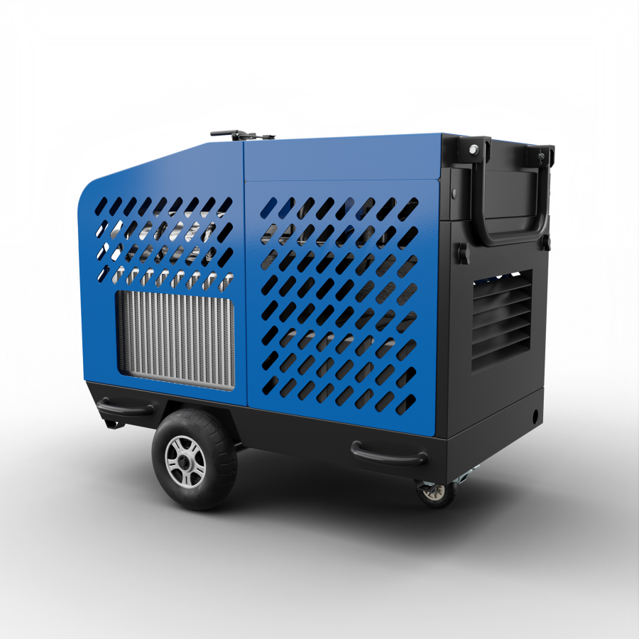 Бензиновый передвижной компрессор Borey 20-7F - фото