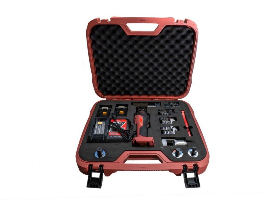 Электрический гидравлический аксиальный пресс VOLL V-PexPress EH32-2AKKU, набор 16-32мм - фото