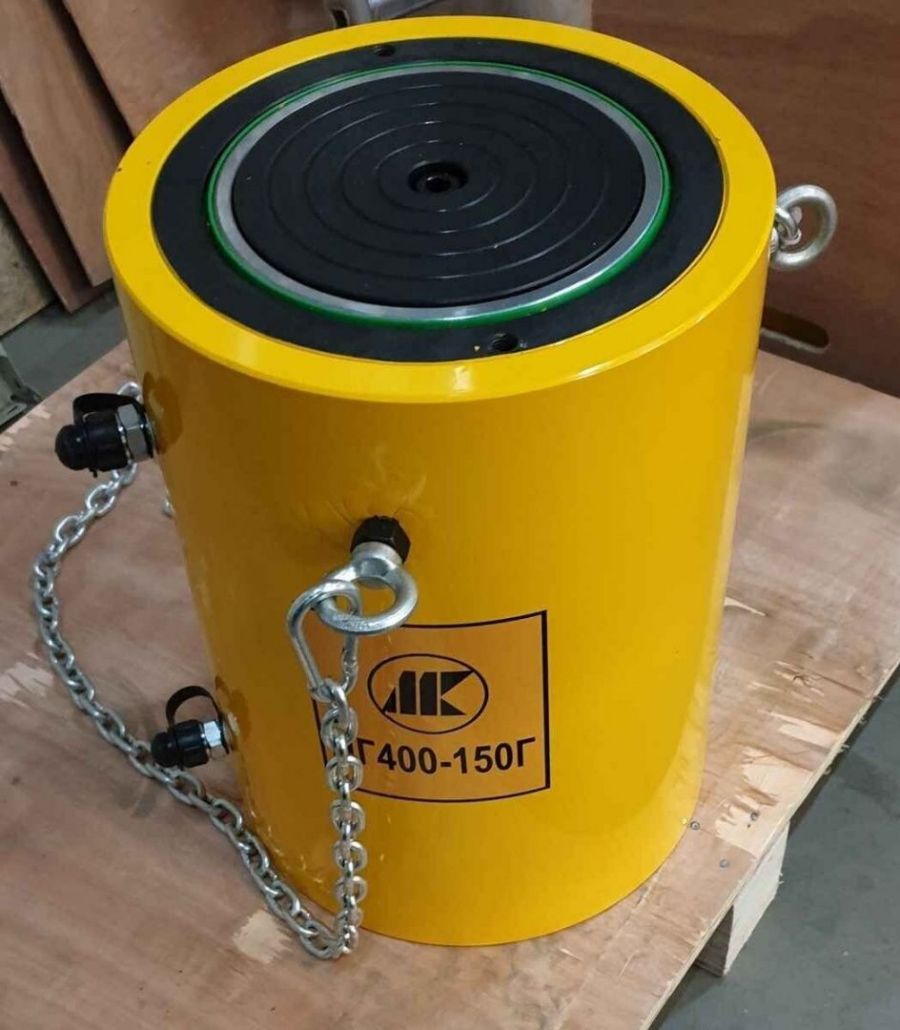 Домкрат грузовой гидравлический ДГ100-250ПО с плавающей опорой - фото