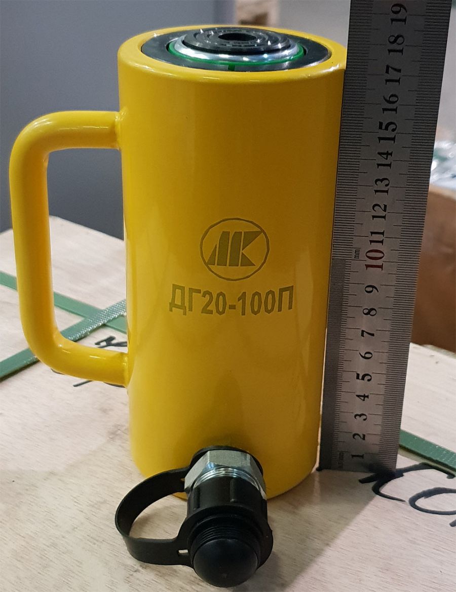 Домкрат грузовой гидравлический ДГ100-250ПО с плавающей опорой - фото