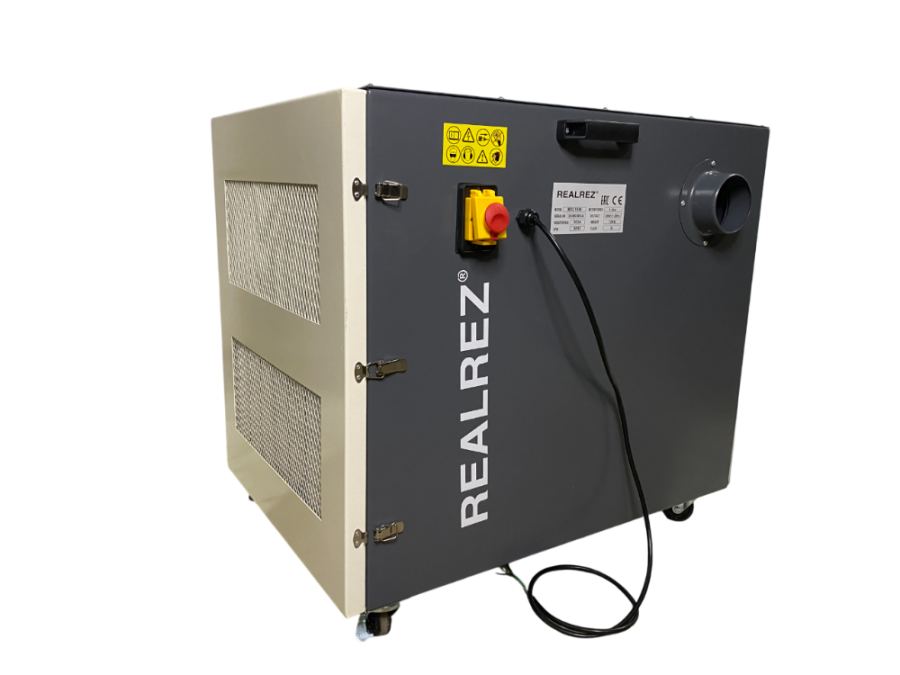 Установка аспирационная для металлической стружки REALREZ MDC1500 400V - фото