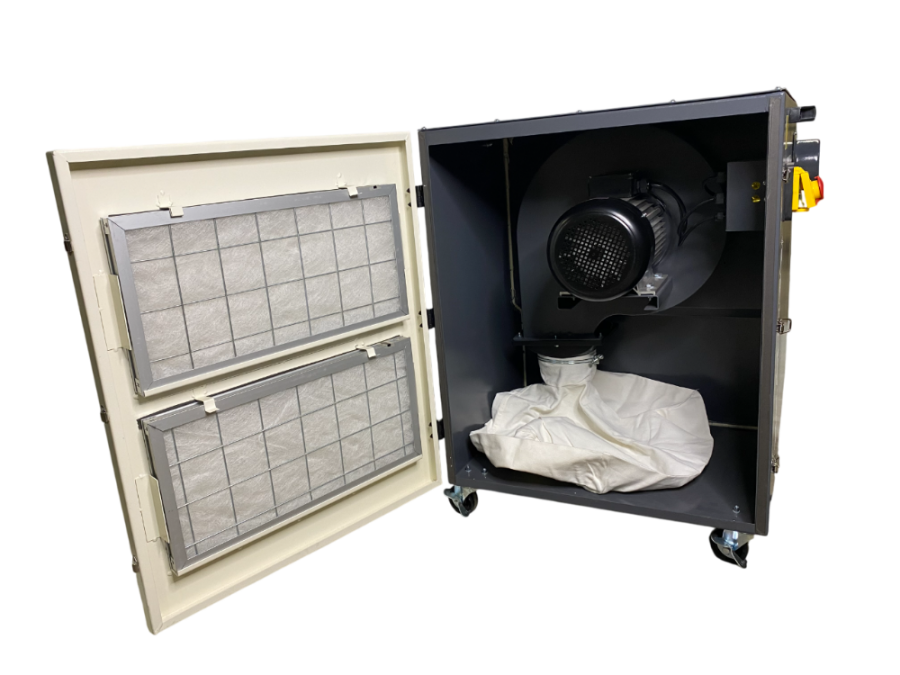 Установка аспирационная для металлической стружки REALREZ MDC1500 400V - фото