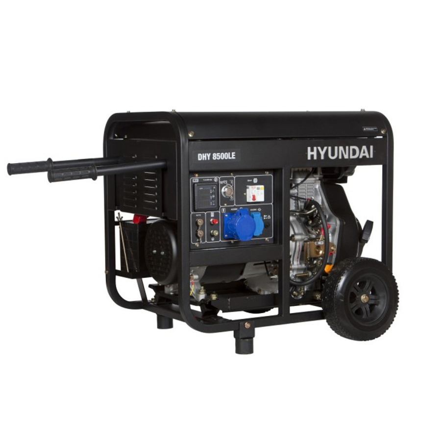 Генератор дизельный Hyundai DHY 8500LE - фото