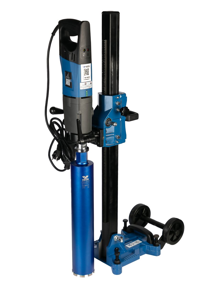 Установка алмазного бурения KEOS KS-180ASET со стойкой KS-250А - фото
