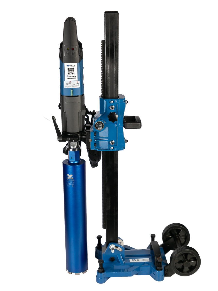 Установка алмазного бурения KEOS KS-180ASET со стойкой KS-250А - фото