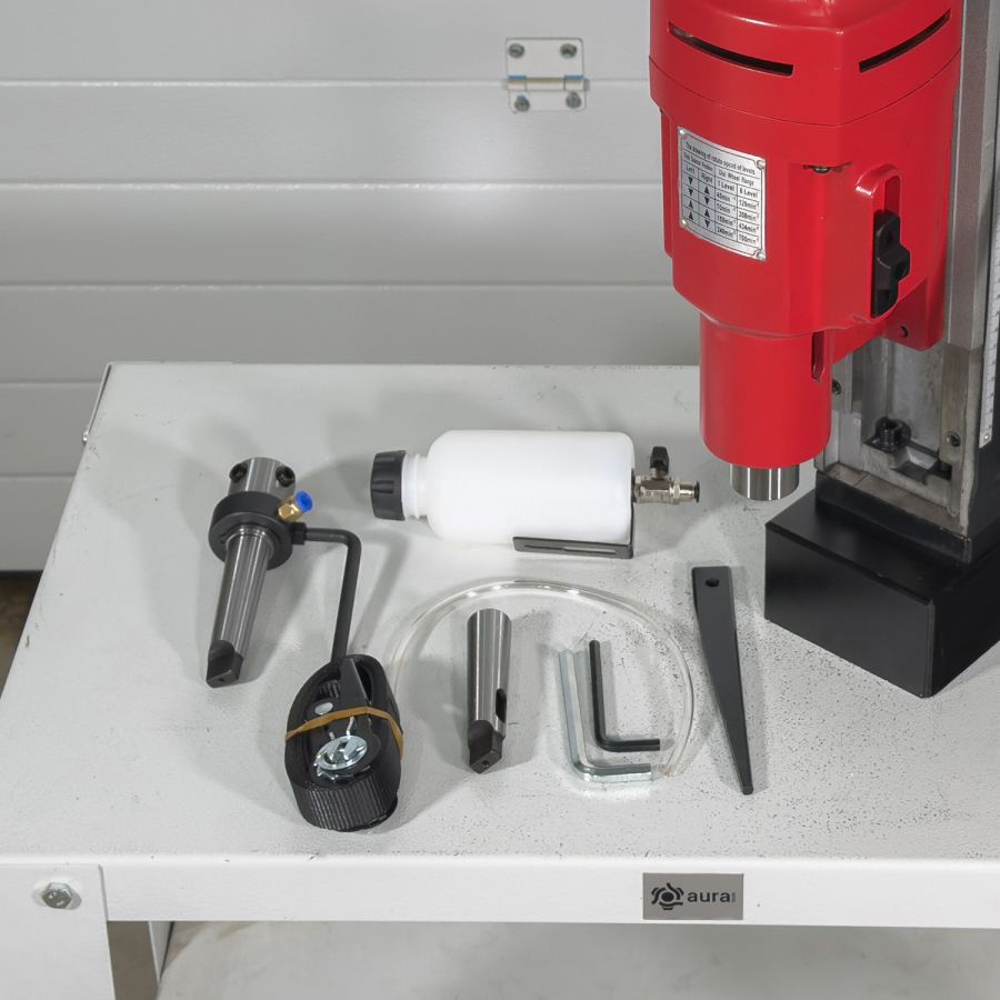 Станок сверлильный на магнитном основании AURA MCM-100R - фото