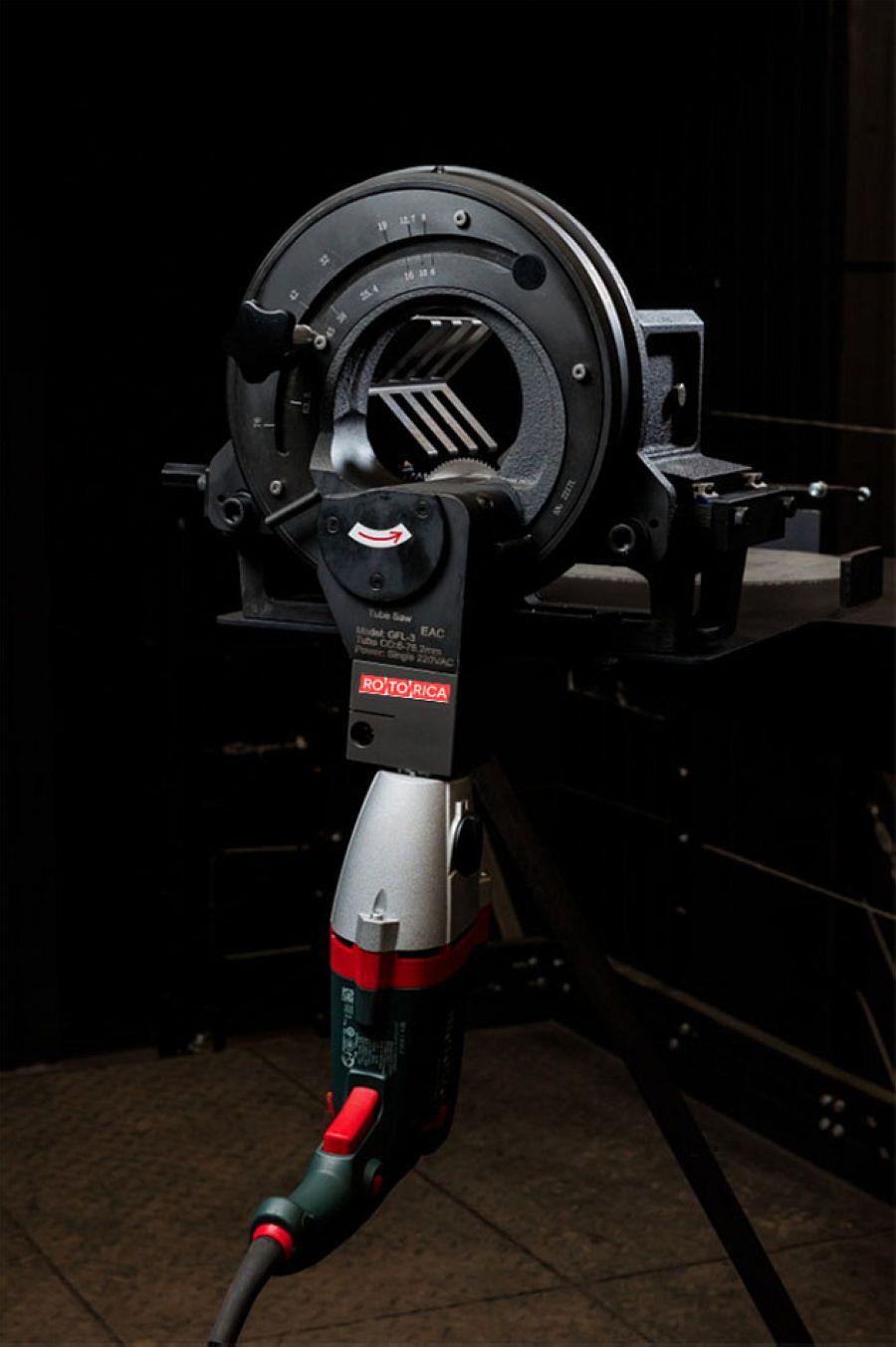 Орбитальный труборез Rotorica GFL-3 труб 6-76мм - фото