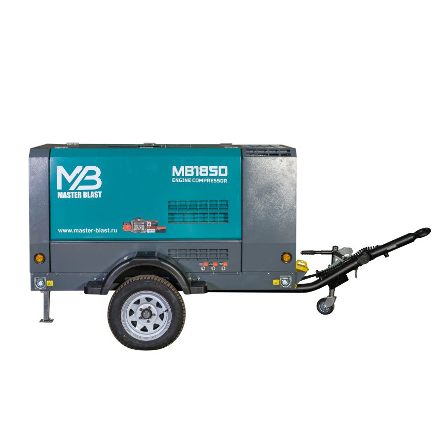 Дизельный компрессор MASTER BLAST MB-185D-7+АС - фото