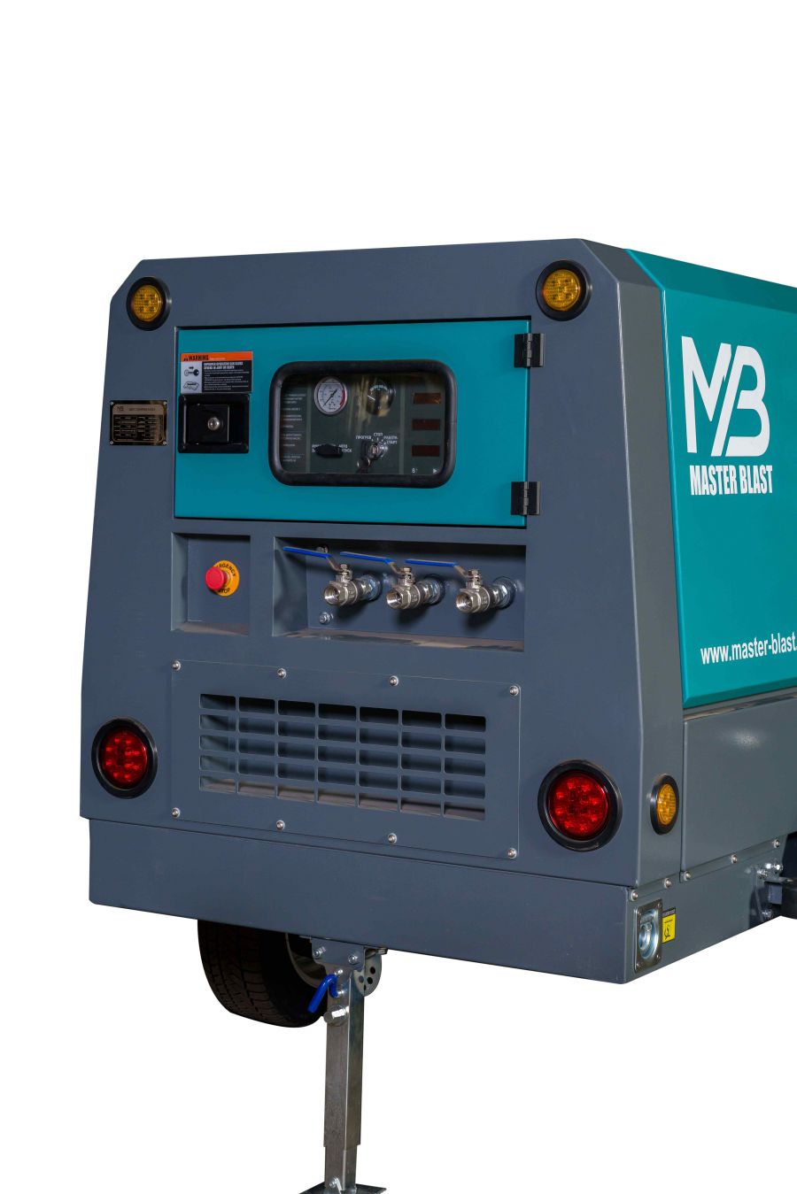 Дизельный компрессор MASTER BLAST MB-185D-7+АС - фото