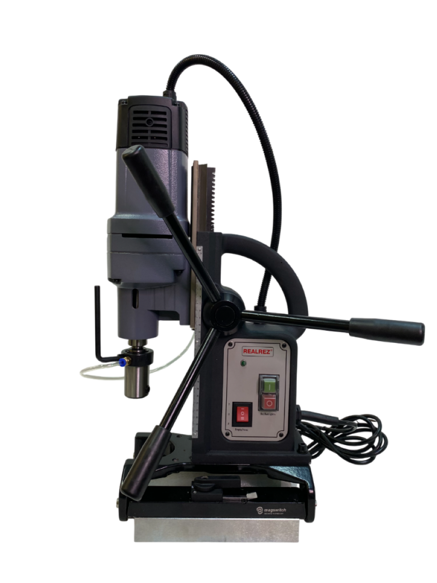 Станок сверлильный на магнитном основании REALREZ RMD23 ТUBE 1800W - фото