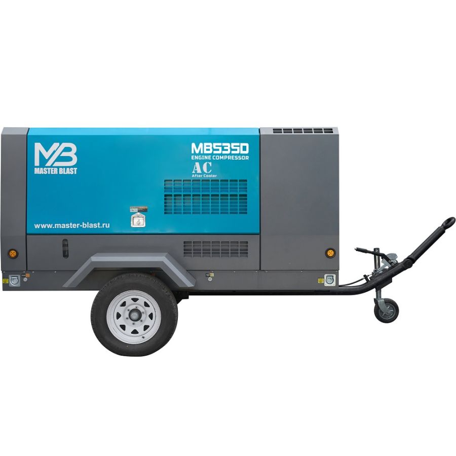 Дизельный компрессор MASTER BLAST MB-535D + AC-10,5+AC - фото