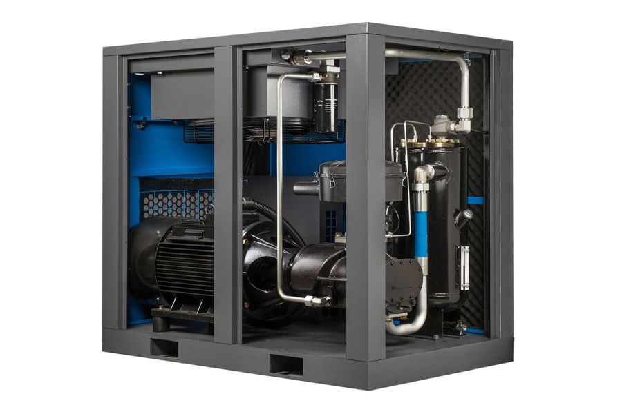 Компрессор винтовой Hansmann RSA 75-12 с частотным преобразователем - фото