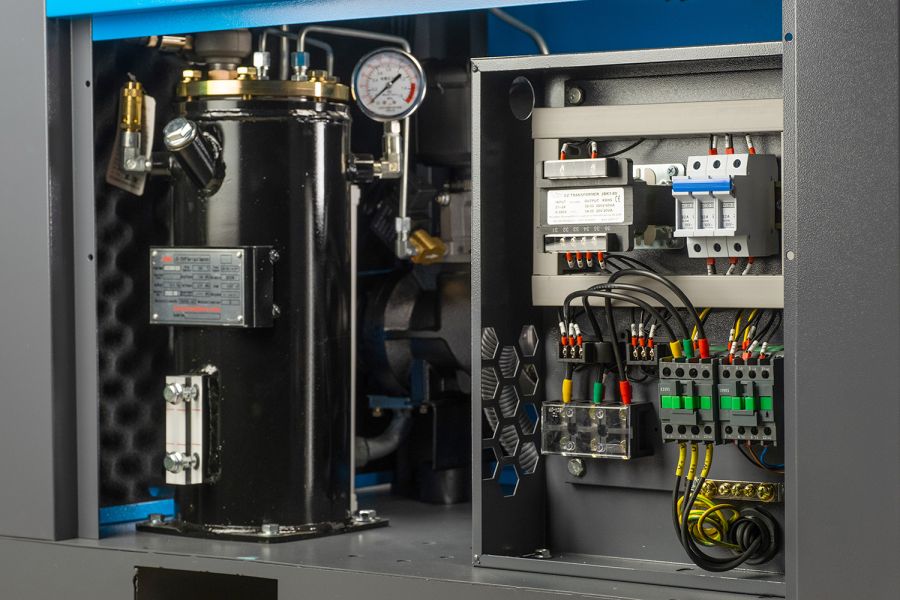 Компрессор винтовой Hansmann RSE5.5-8 с частотным преобразователем - фото