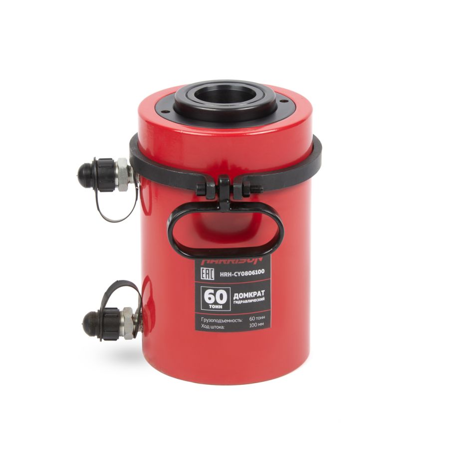 Домкрат с полым штоком Harrison HRH-CY0806100 (с гидравлическим возвратом) - фото