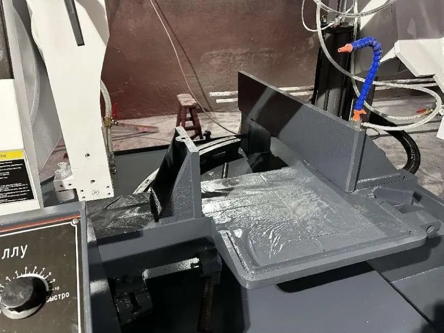 Станок ленточный полуавтоматический REALREZ GB4240X - фото