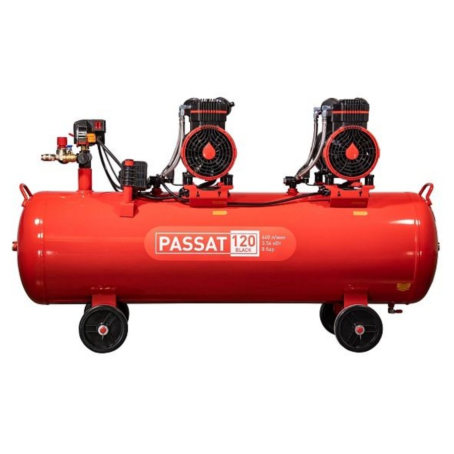 Компрессор безмасляный Aurora PASSAT-120 BLACK - фото