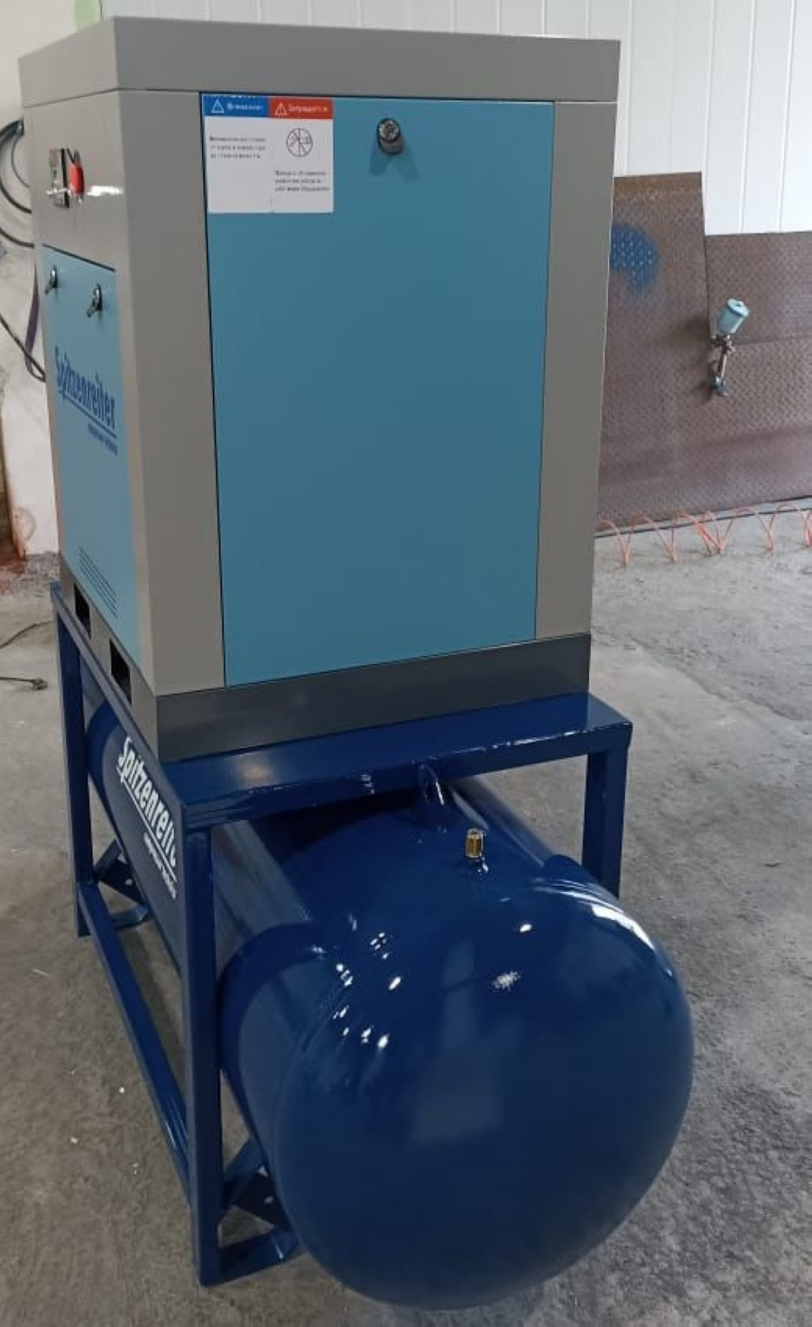 Компрессор винтовой Spitzenreiter S-10DFT500D с частотным преобразователем 10 бар - фото