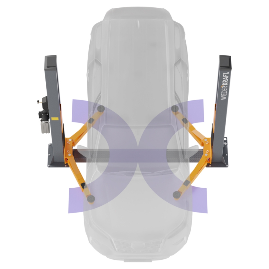 Подъемник автомобильный Wieder Kraft WDK-522/380 - фото