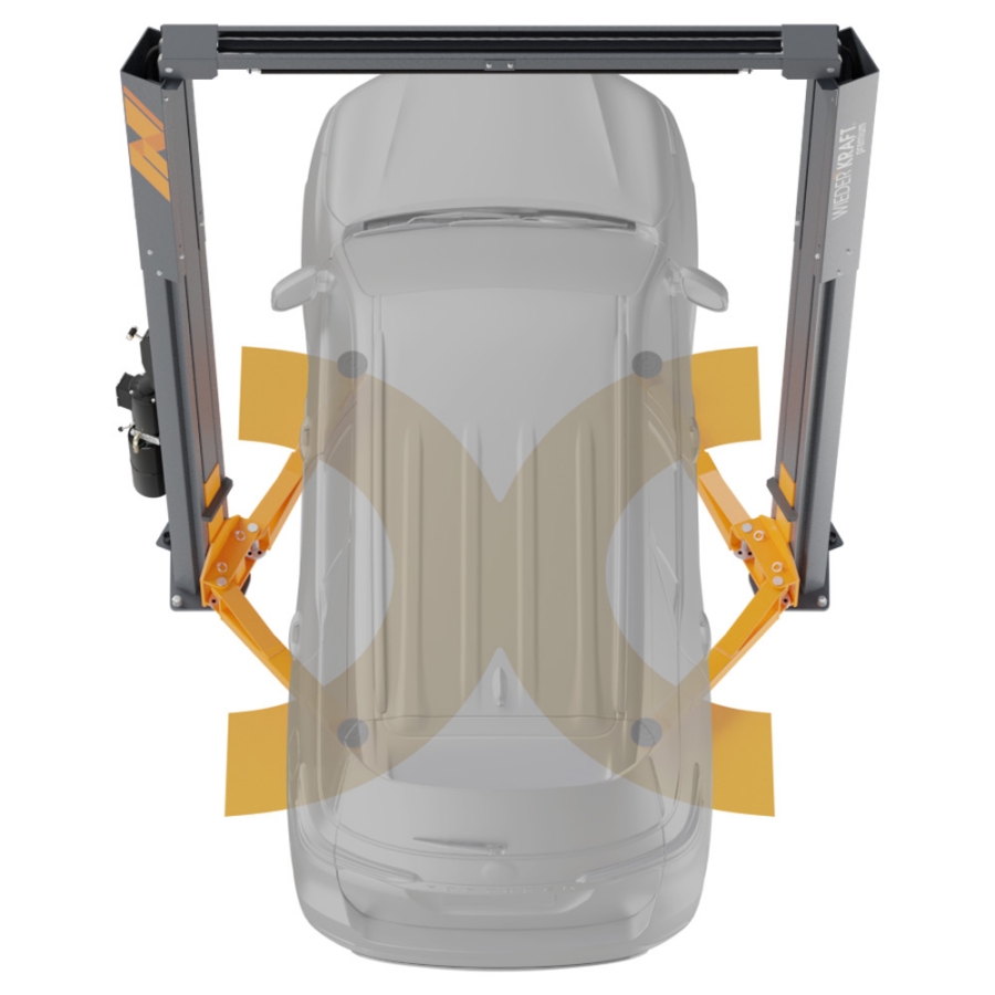 Подъемник автомобильный Wieder Kraft WDK-526 - фото