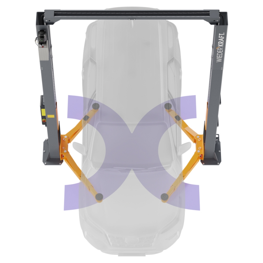 Подъемник автомобильный Wieder Kraft WDK-529E - фото