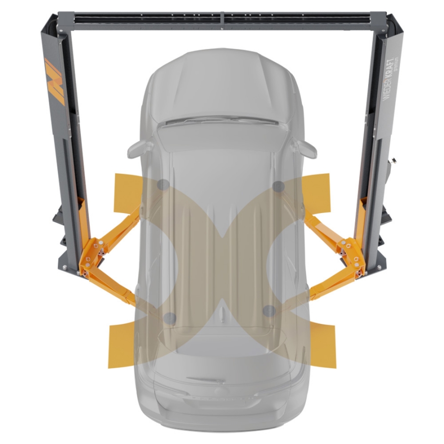 Подъемник автомобильный Wieder Kraft WDK-535 - фото