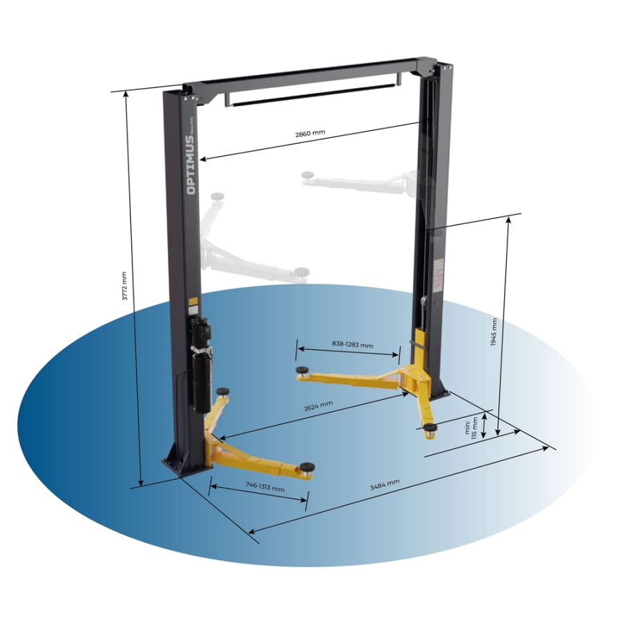 Подъемник автомобильный Optimus OPT-5W - фото