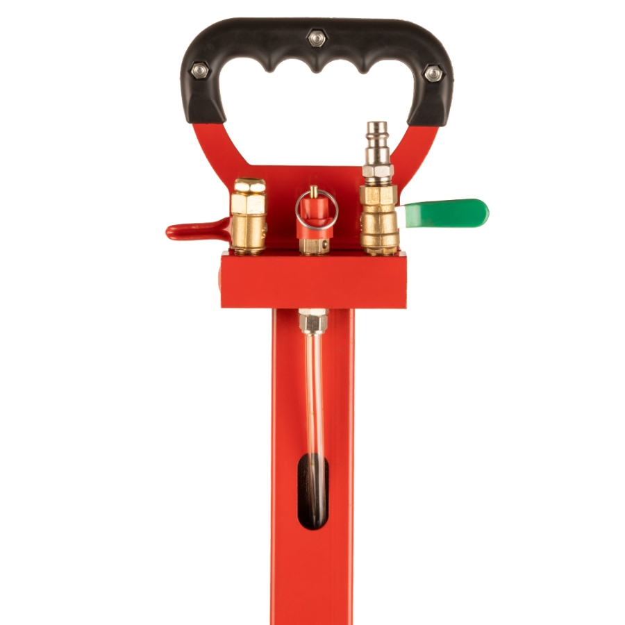 Домкрат подкатной пневматический WiederKraft WDK-81813 - фото