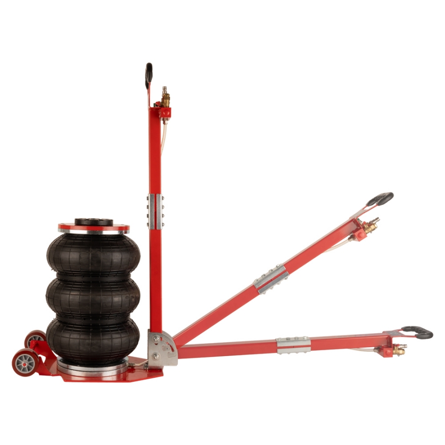 Домкрат подкатной пневматический WiederKraft WDK-81813 - фото