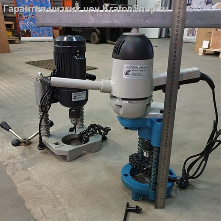 Станок для вырезания отверстий в трубах СДВО-114А - фото