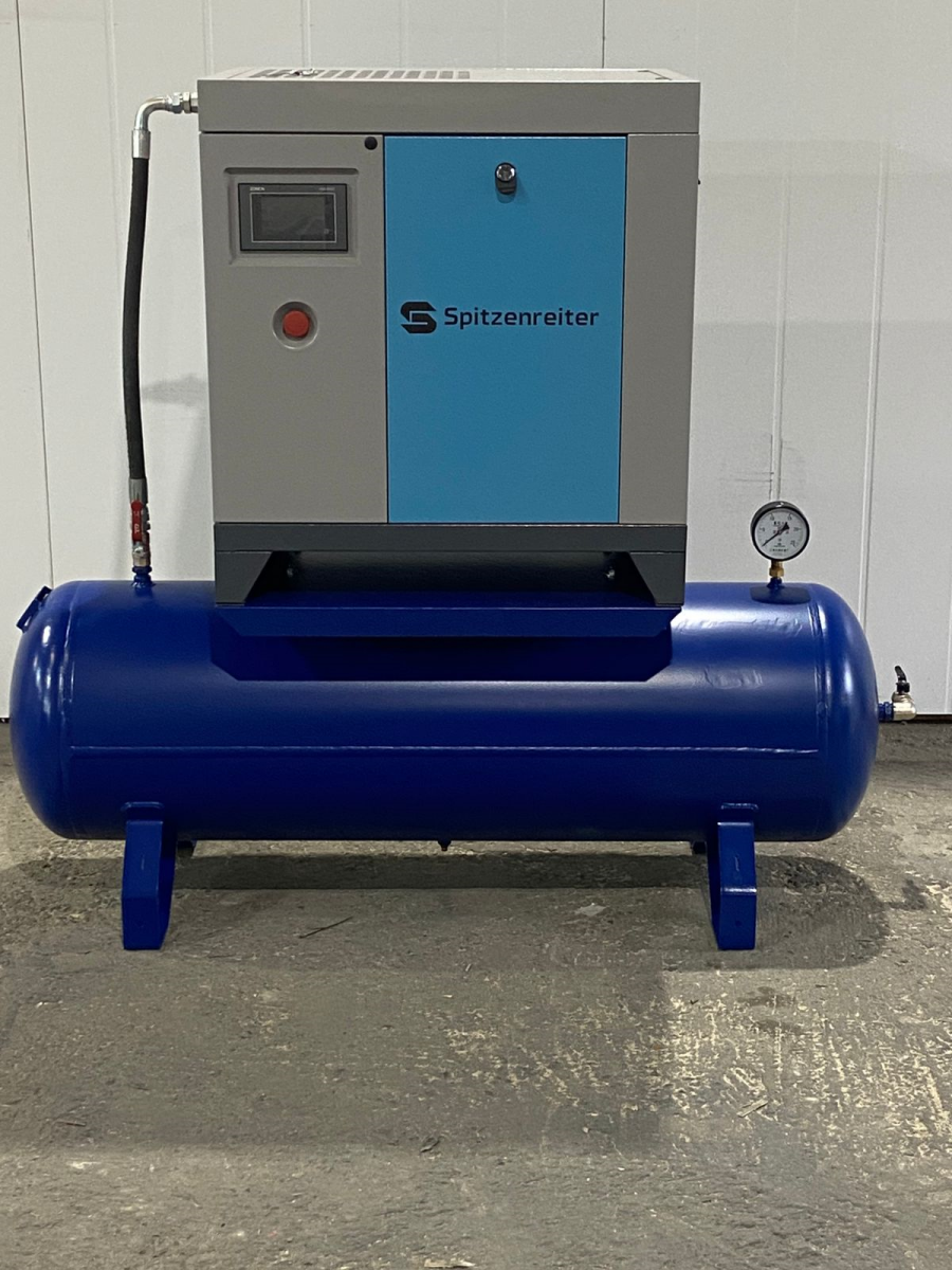 Компрессор винтовой Spitzenreiter S-7.5DF230T с частотным преобразователем 10 бар - фото