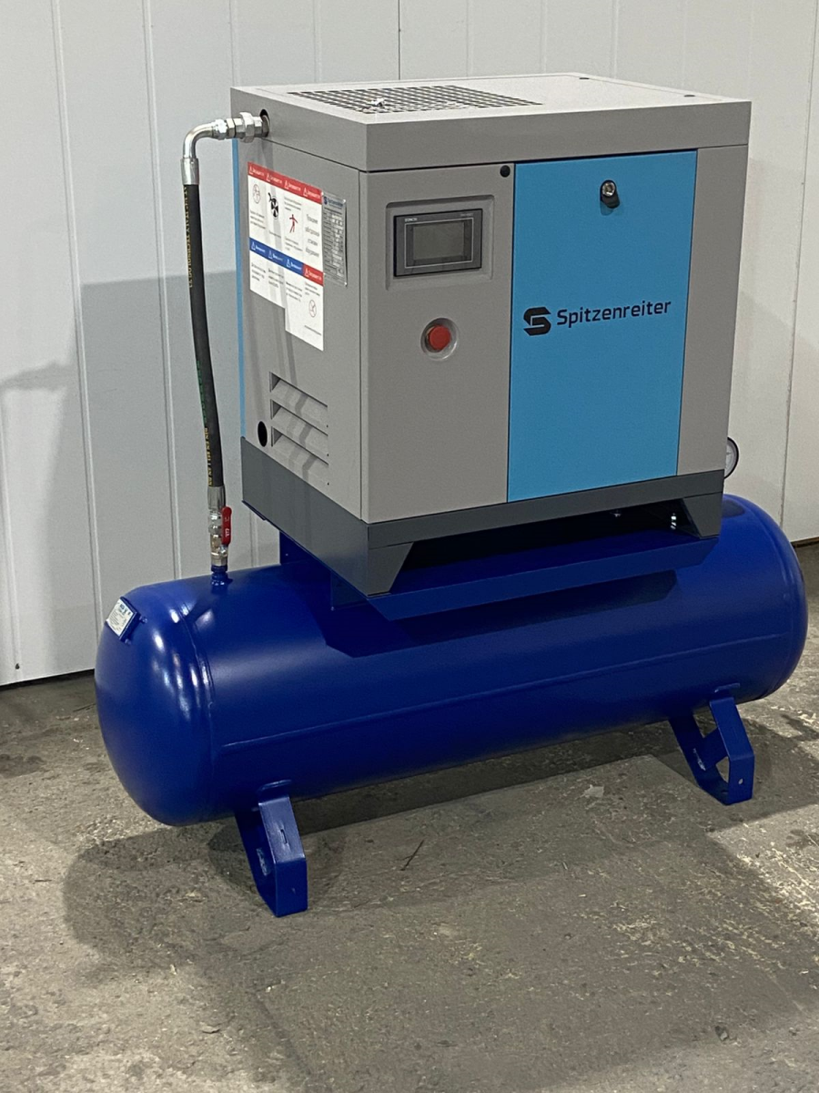 Компрессор винтовой Spitzenreiter S-7.5DF230T с частотным преобразователем 10 бар - фото