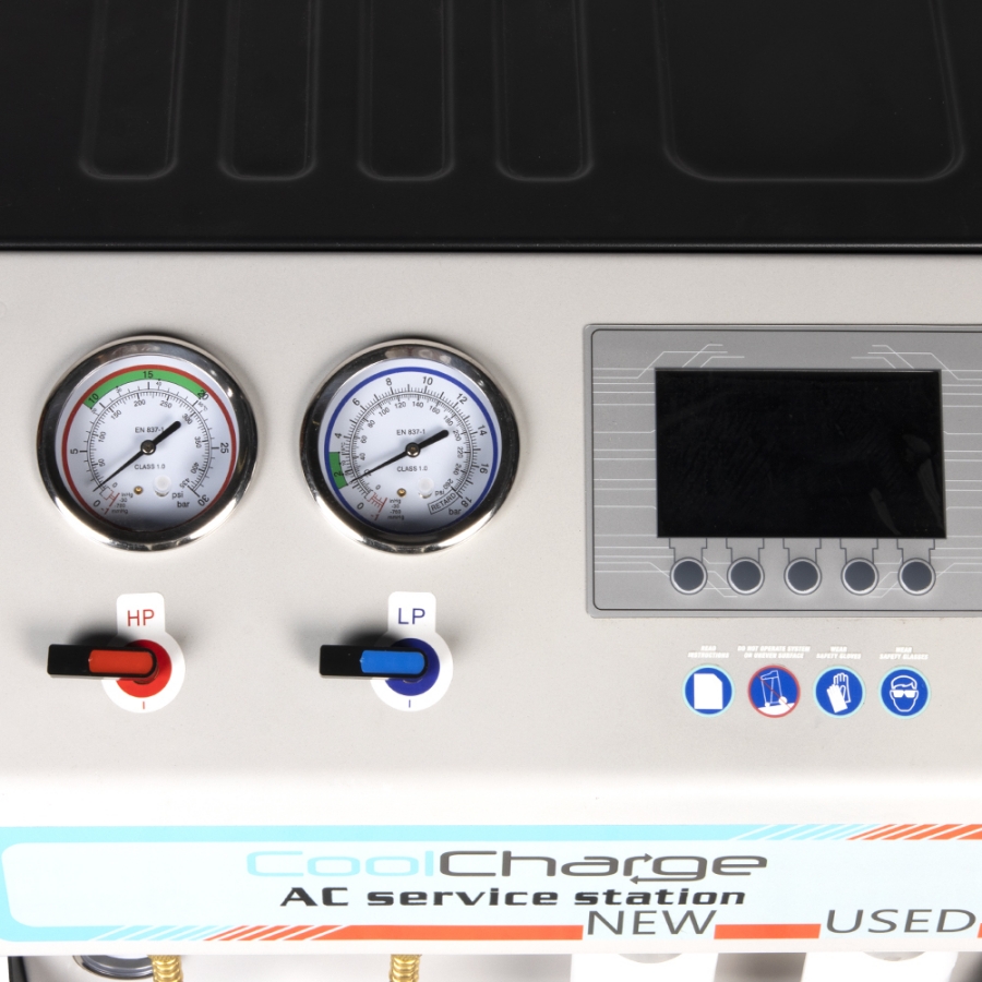 Установка для заправки автомобильных кондиционеров Wieder Kraft WDK-AC1000 - фото