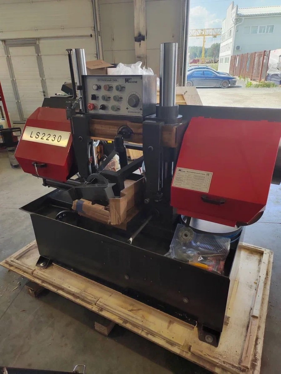 Двухколонный полуавтоматический ленточнопильный станок MetMachine LS2230-000000 - фото