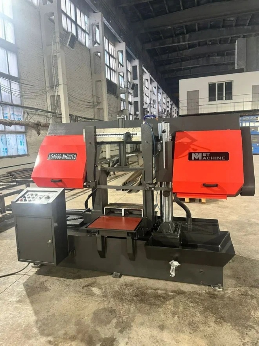 Двухколонный полуавтоматический ленточнопильный станок MetMachine LS4050-NH00T0 - фото