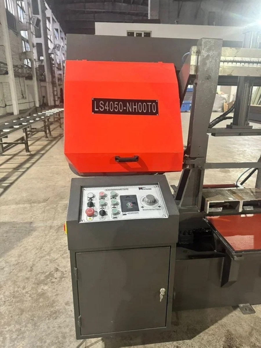 Двухколонный полуавтоматический ленточнопильный станок MetMachine LS4050-NH00T0 - фото