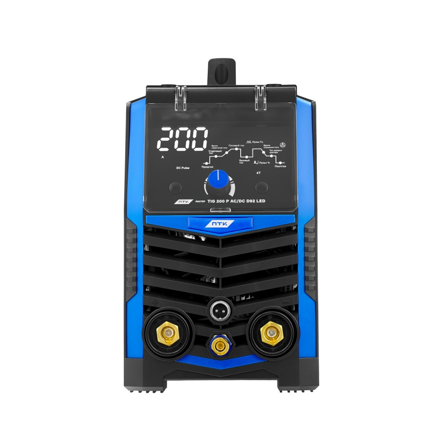 Аппарат аргонодуговой сварки ПТК Мастер TIG 200 P AC/DC D92 LED - фото