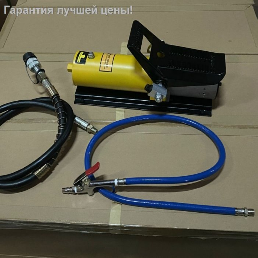 Насос гидравлический с пневмоприводом МПГ700-0.6-Р-1, ножное управление - фото