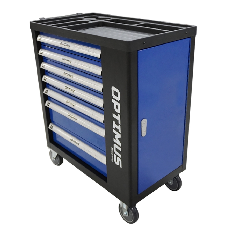 Тележка инструментальная OPTIMUS OPT-917P с набором инструмента - фото