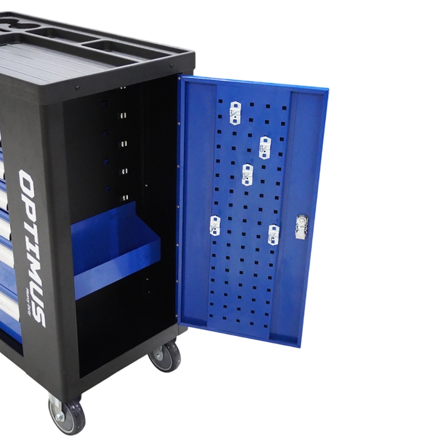 Тележка инструментальная OPTIMUS OPT-917P с набором инструмента - фото