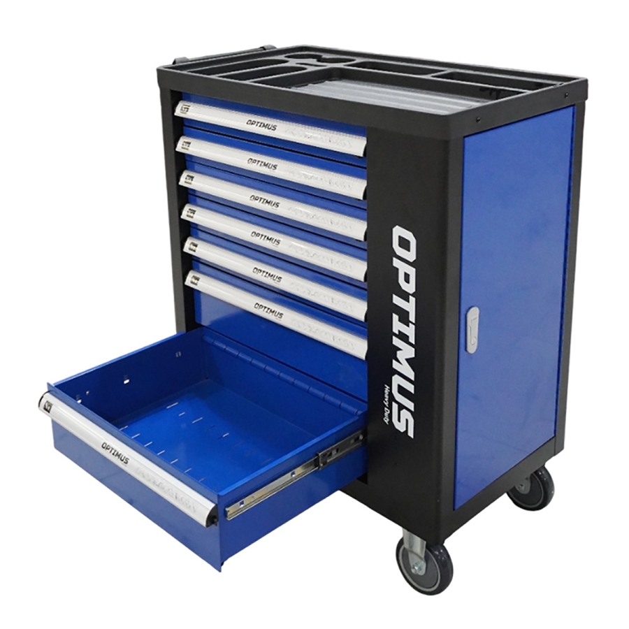 Тележка инструментальная OPTIMUS OPT-917P с набором инструмента - фото