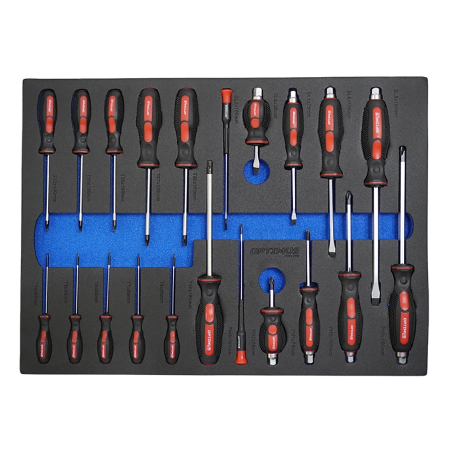 Тележка инструментальная OPTIMUS OPT-917P с набором инструмента - фото